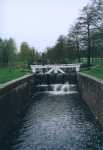 The top of Sörkvarn's flight och locks in Hallstahammar