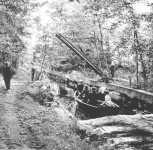 Den gamla bron p en bild frn slutet av -40-talet eller brjan av -50-talet