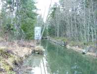 The canal seen from south in 2004 before restoration started.