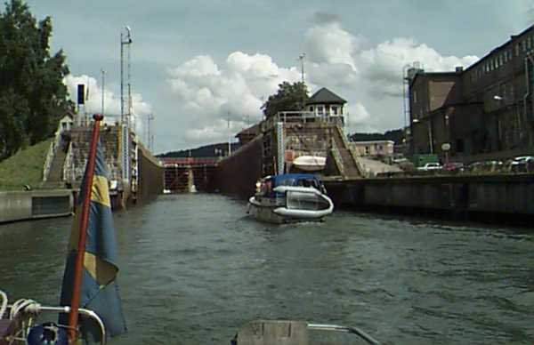 Slussen sedd fr�n s�der.