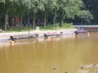 I gamla Stadthafen har Oldenburg WSV sin hamn med g�stplatser.